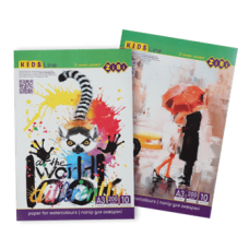 Папір для акварелі А3, 10арк. 200г/м ZiBi KIDS Line 1981-E (5) /ZB.1981-E/