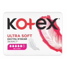 Прокладки Kotex Ultra Soft Super 8шт