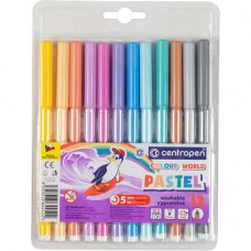 Фломастери CENTROPEN 12кол. 7550/1209 ТР PASTEL /7550/1209 ТР/