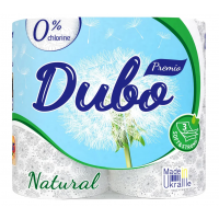 Папір туалетний  ДИВО Natural  4шт.в уп. 3-шар. (20)