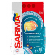 Пральний порошок SARMA універс. 2100г Active Гірська свіжість, д/кольорових речей (6)