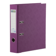 Папка-реєстратор А4 70мм BUROMAX 3001-26 ELITE двостор. бузкова (24), /BM.3001-26c/