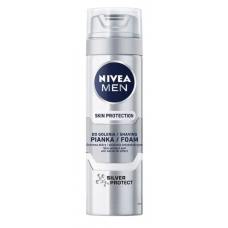 Піна д/гоління Nivea 200мл Срібний захист