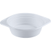 Тарілка пластик. 500мл супова одноразова (50/100) біла /1080100/
