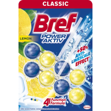 Освіжувач д/унітаза Bref 50г*2 Сила актив Лимон (кульки)