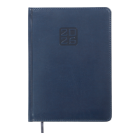 Щоденник датований 2026 BUROMAX А5 BRAVO 2112-02 синій /BM.2112-02/