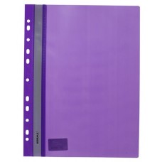 Швидкозшивач А4 NORMA 5262-12 з перфор. глянець фіолетовий (10) /5262-12N/