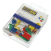 Кнопки-гвіздки BUROMAX 5152 кольор. 30шт.  "прапорці", пласт. уп. (10), /BM.5152/