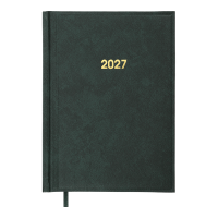 Щоденник датований 2027 BUROMAX А5 BASE 2108-04 зелений /BM.2108-04/
