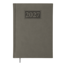 Щоденник датований 2027 BUROMAX А5 GENTLE 2109-09 сірий /BM.2109-09/