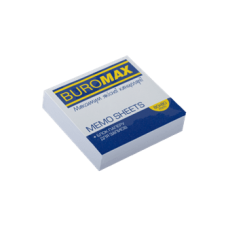 Папір для нотаток білий BUROMAX 8*8*2см, до 250арк. скл. 2206 (48), /BM.2206/