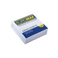 Папір для нотаток білий BUROMAX 9*9*3см, 330-350арк. не скл. 2209 (36) /BM.2209/