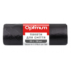 Пакети д/сміття  35л/ 50шт/45х50см PROService Optimum (50)