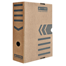 Бокс архівний картонний 10см BUROMAX 3261-34 крафт /BM.3261-34/