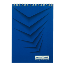 Блокнот BUROMAX JOBMAX А5 на гориз. спір. 48арк. Monochrome 2474-02 синій /BM.2474-02/