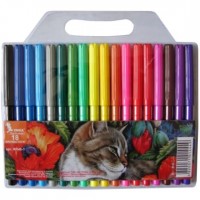 Фломастери УМКА 18кол.ФЛ46-1 Кіт (12)