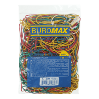 Гумки для грошей  200г BUROMAX JOBMAX 5503 кольорові (100) /вр-BM.5503/