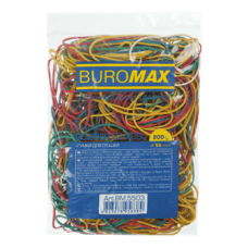 Гумки для грошей  200г BUROMAX 5503 кольорові (100) /BM.5503/