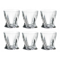 Набір стаканів Bohemia Quadro 2K936/99A44340-669 340мл віскі 6шт.