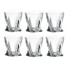 Набір стаканів Bohemia Quadro 2K936/99A44340-669 340мл віскі 6шт.