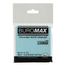 Стікери BUROMAX 76*76  80арк 2316-99 пастельн. (12), /BM.2316-99/