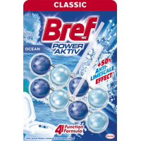 Освіжувач д/унітаза Bref 50г*2 Сила актив Океан (кульки)