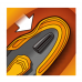 Ніж канцелярський 9мм MAPED ULTIMATE MP086410, пласт.корпус, мех.фіксатор /MP.086410/