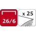 Степлер MAPED 25арк. №24/6,26/6 354311 "Essentials Metal" метал.,чорний (10) /MP.354311/