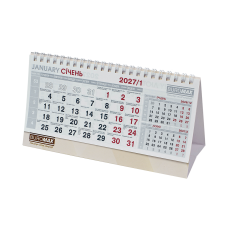 Календар-трикутник на пружині BUROMAX 2100, 210х100мм 2027р. (10) /BM.2100/