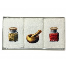 Рушник махровий 3шт. MERPATTI/MERZUKA 30*50см, д/кухні, в подар. уп.