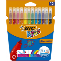 Фломастери BIC Kids 12кол. Kid Couleur карт.уп. /bc9202932/