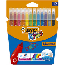 Фломастери BIC 12кол. Kid Couleur карт.уп. /bc9202932/