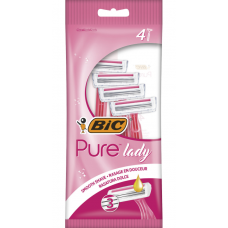 Бритва BIC Pure 3 Леди (4) Масло Ши