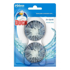 Освіжувач до зливного бачка DUCK/Т.Каченя, таблетка чистоти Морський 2*50мл
