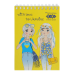 Блокнот ZiBi KIDS Line А6 на гориз. спір. 40арк. PATRIOT PRETTY GIRLS/LITTLE PRINCESS/PRETTY GIRLS 12133 (20) /ZB.12133/