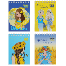 Блокнот ZiBi KIDS Line А6 на гориз. спір. 40арк. PATRIOT PRETTY GIRLS/LITTLE PRINCESS/PRETTY GIRLS 12133 (20) /ZB.12133/