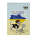 Блокнот ZiBi KIDS Line А6 на гориз. спір. 40арк. PATRIOT BRAVE/MONSTERS 12134 (20) /ZB.12134/