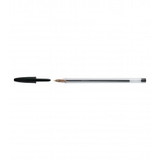 Ручка кулькова BIC Cristal чорна (50) /bc1199110114/