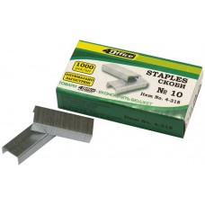 Скоба №10, 4OFFICE 4-318 (1000шт.) (10) /4-318/