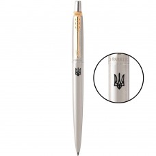 Ручка кулькова PARKER 16 032_TR "Jotter" сталева з позол. Тризуб /16 032_TR/
