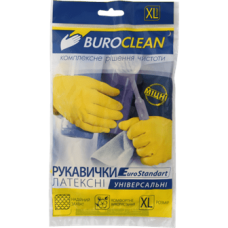 Рукавички гумові BUROCLEAN унів. XL (збільш.) /10200303/ 
