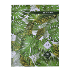 Книга канц. тв.пал. А4 192арк # офс. BUROMAX 24419101-04 Floristica, зелена /BM.24419101-04/