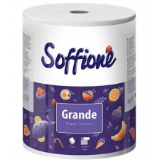 Рушники паперові SOFFIONE Grande 1шт. 2-шар. 350арк. білий, d190мм