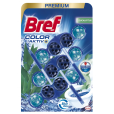 Освіжувач д/унітаза Bref 50г*3 Кольорова вода. Евкаліпт (кульки)
