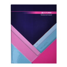 Книга канц. тв.пал. А4 144арк # офс. BUROMAX 24419102-03 Modest, т.-синя /BM.24419102-03/