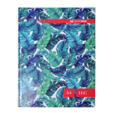 Книга канц. тв.пал. А4 144арк # офс. BUROMAX 24419102-06 Floristica, бірюзова /BM.24419102-06/