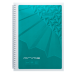 Книга канц. на спіралі  А4  96арк # офс. BUROMAX 24451101-06 Prime, бірюзова (10) /BM.24451101-06/