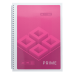 Книга канц. на спіралі  А4  96арк # офс. BUROMAX 24451101-10 Prime, рожева (10) /BM.24451101-10/