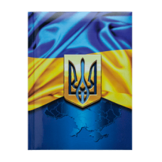 Блокнот BUROMAX А5 тв. пал. 80арк. UKRAINE 24582101-03 т.синій /BM.24582101-03/