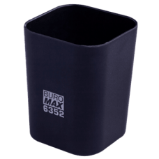 Підставка для ручок BUROMAX 6352-01 RUBBER TOUCH чорна /BM.6352-01/